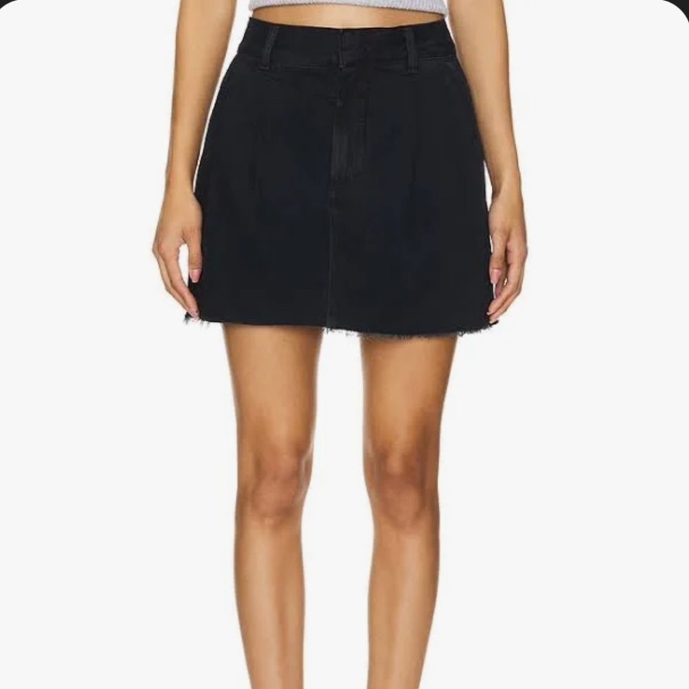 AGOLDE Black Denim Skirt, size 34, never worn